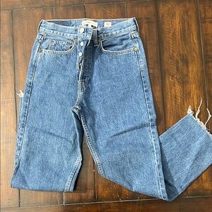 Re/Done Blue Flare & Wide Leg Jeans